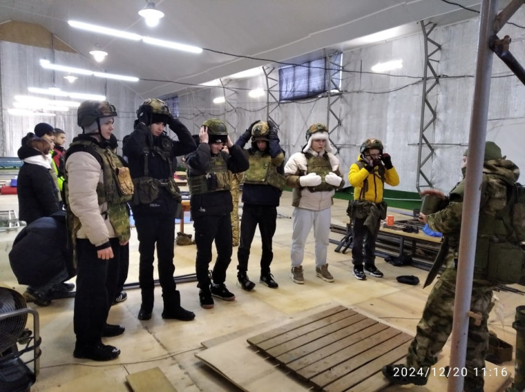 Практические занятия в клубе "Ратник".